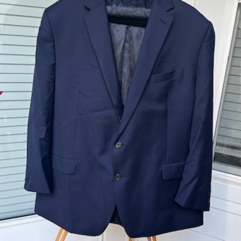 Men's Ralph Lauren Navy Blue 2 Piece Suit Set